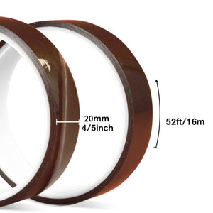 2 Rolls Heat Resistant Tape For Sublimation Heat Press