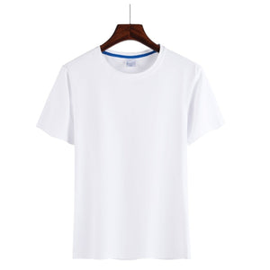 5pcs/Lot Sublimation Blank Men White T-Shirts