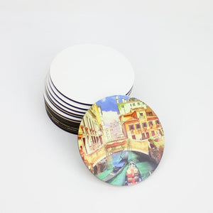 10pcs Sublimation Blank Wooden Coaster